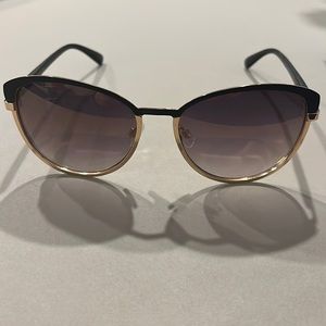 Jessica Simpson Sleek Two Tone Metal Cat Eye Sunglasses